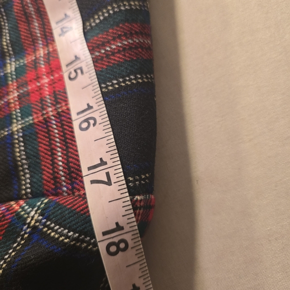 Vintage Pendleton Plaid Wool Blazer, EUC, Size 14, Red Black Green Blue - Picture 11 of 11